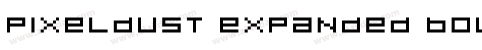 Pixeldust Expanded Bold字体转换